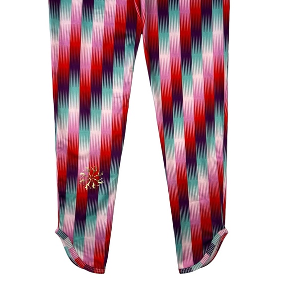 Flo Active Dance Leggings Tights Teen Girls Size L Pink Red Blue Purple - Picture 6 of 15